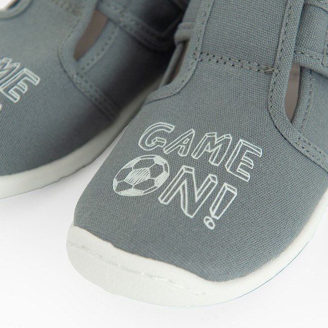 Пантофи, цвят: Сив