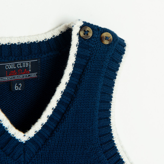 Елек, цвят: Морско син