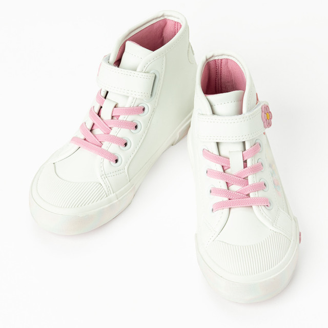 Високи обувки, цвят: Бял