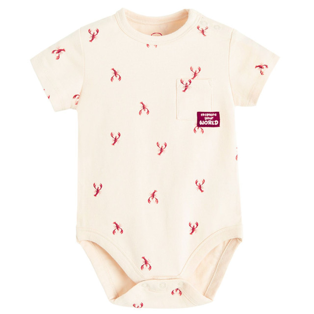 Боди с къс ръкав 2бр., цвят: Микс