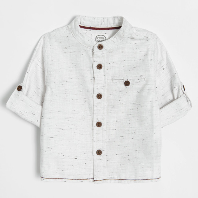 Риза с дълъг ръкав, цвят: Бял