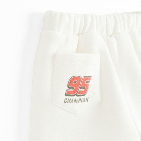 Спортен панталон CARS, цвят: Бял